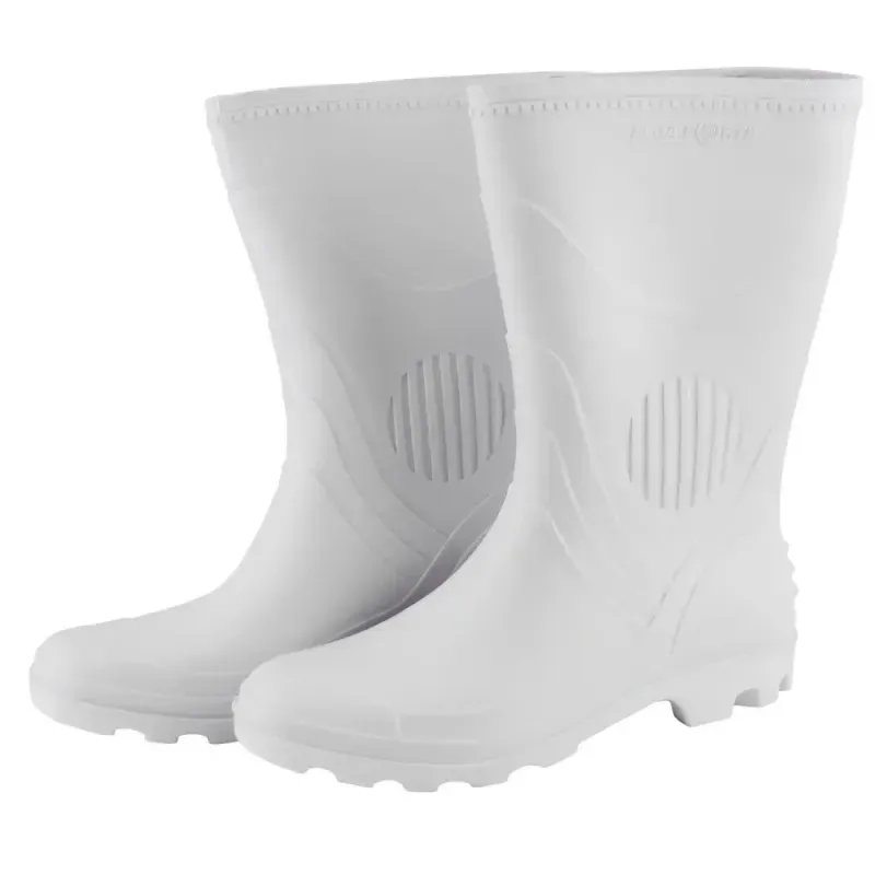 Bota-de-PVC-Branca-Nº39-Modelo-387-Pega-Forte-Grendene