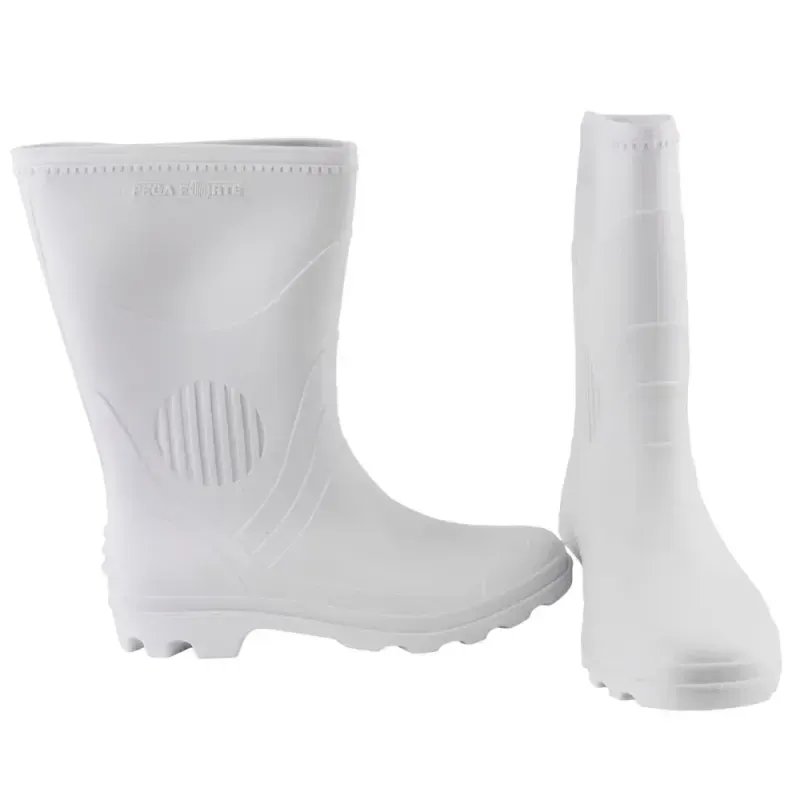 Bota-de-PVC-Branca-Nº39-Modelo-387-Pega-Forte-Grendene