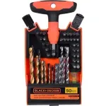 Kit-de-Parafusar-e-Furar-com-50-Pecas Black-Decker