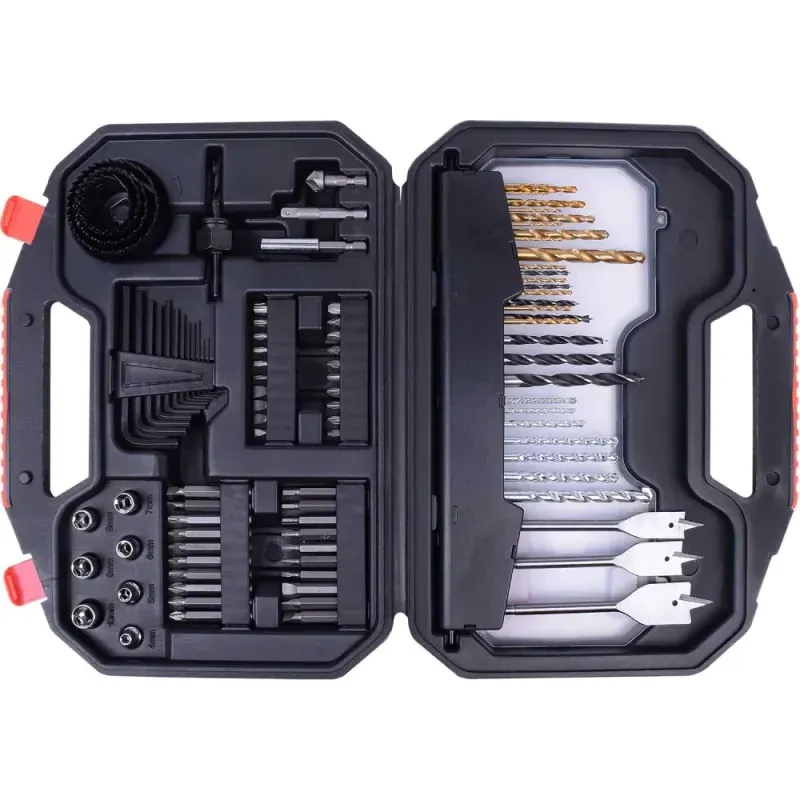Jogo-de-Furar-e-Parafusar-com-100-Pecas-Black-Decker