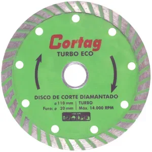 Disco Diamantado Turbo Eco 110mmX20mm Cortag