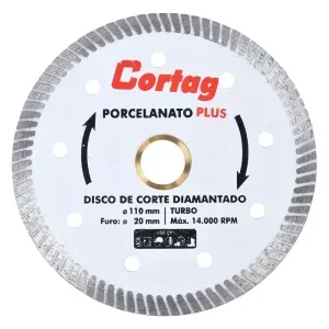 Disco Diamantado Porcelanato 110MMX20MM Cortag
