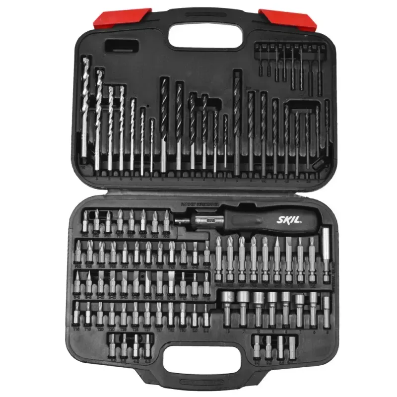 Kit-com-Brocas-Pontas-Bits-e-Chave-Catraca-101-Pecas-Skil