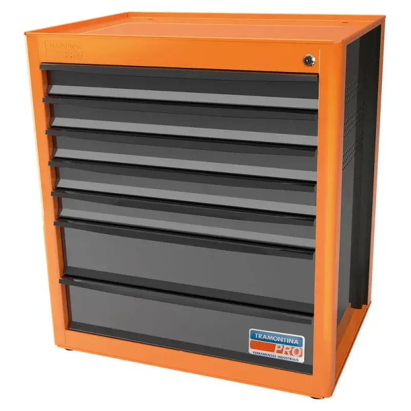 Modulo-para-Bancada-7-Gavetas-Laranja-Tramontina