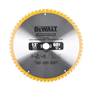 Disco de Serra Acabamentos em Madeira 12" 60D DW3126 DeWalt