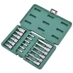 Jogo-de-Soquetes-com-Bits-Hexagonais-18-pcs-1-4--e-1-2”-Sata