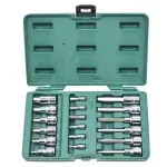 Jogo-de-Soquetes-com-Bits-Hexagonais-18-pcs-1-4--e-1-2”-Sata