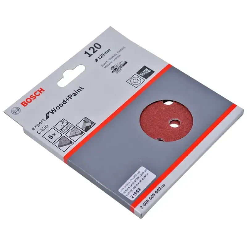 Lixa-Disco-Velcro-Para-Madeira-5-Pecas-125Mm-G120-Bosch