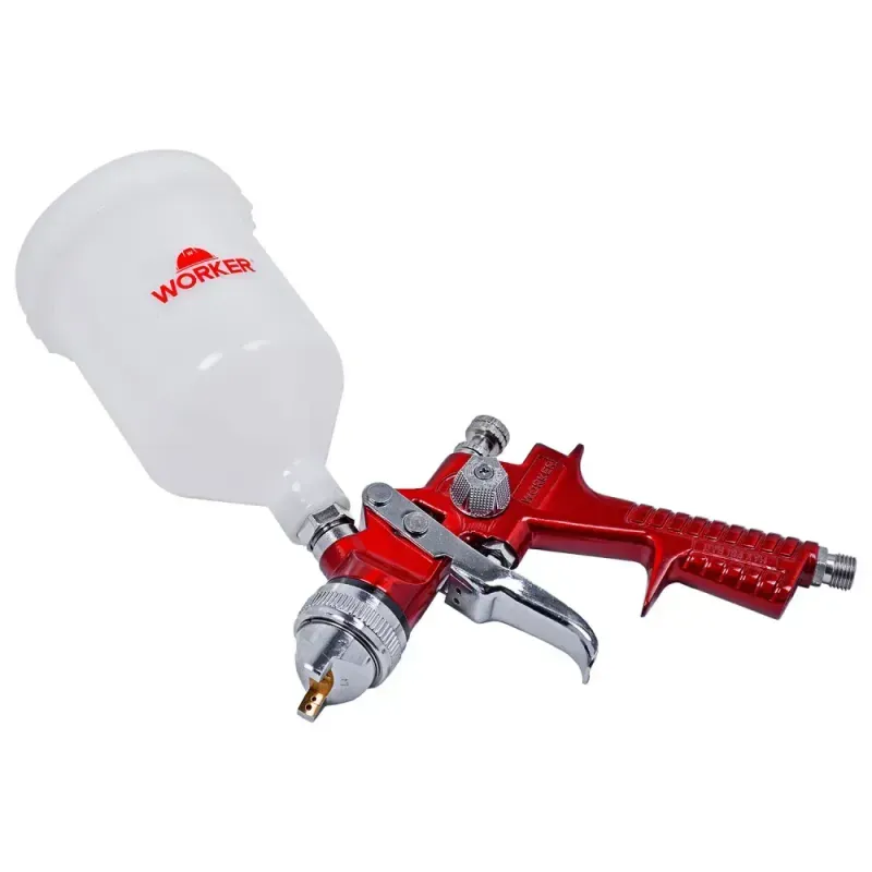 Pistola-De-Pintura-Gravidade-HVLP-1-4--NPT-500ml-Worker