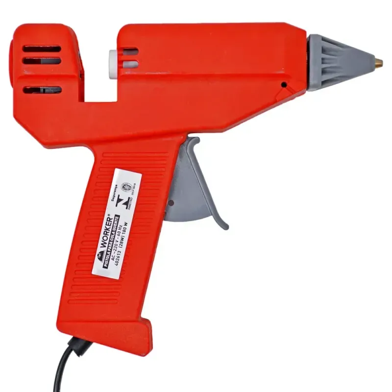 Pistola-para-Cola-Quente-com-bico-Emborrachado 180W-220V-Worker