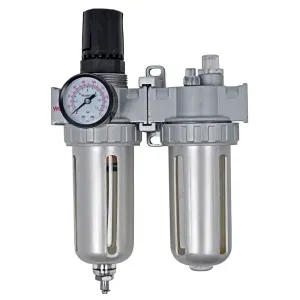 Filtro Regulador Lubrificador Ar Comprimido 1/4" Worker