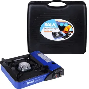 Fogão de Camping à Gás Compact Azul 33x29cm Kala
