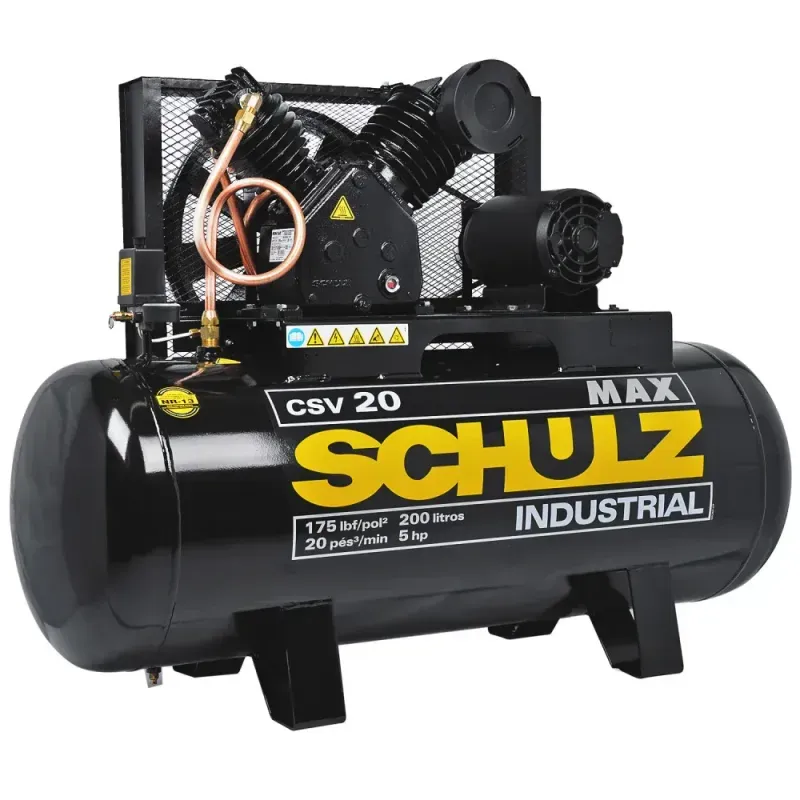 Compressor-de-Ar-20-Pes-200L-MAX-CSV-220-380V-Schulz