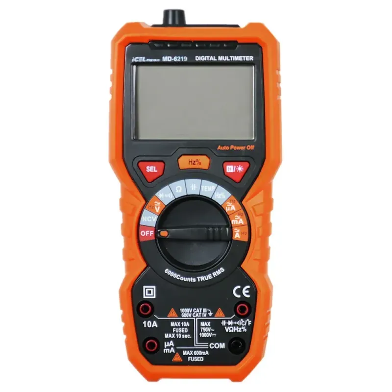 Multimetro-Digital-AC-DC-10A-Autorange-MD-6219-Icel