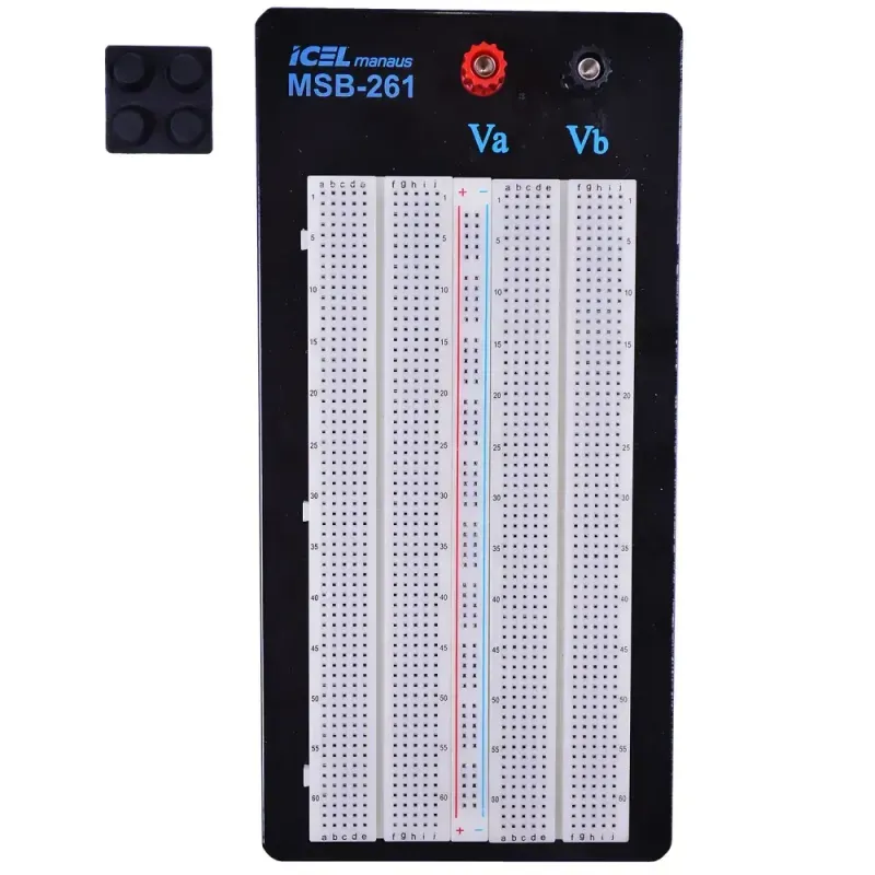 Protoboard-com-2-Bornes-1360-Furos-MSB-261-Icel
