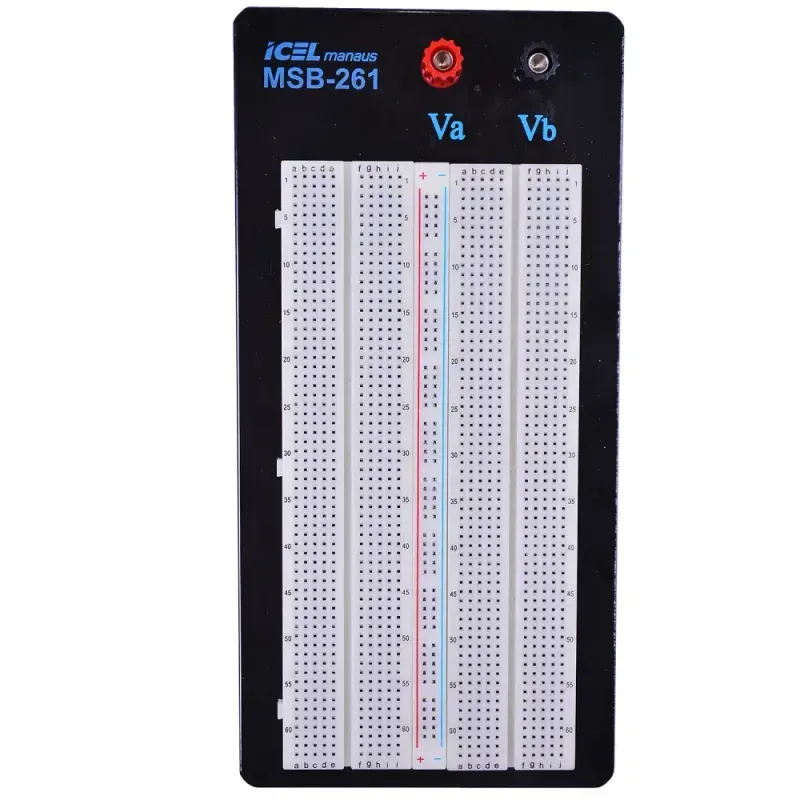 Protoboard-com-2-Bornes-1360-Furos-MSB-261-Icel