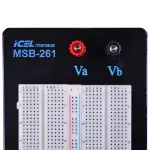 Protoboard-com-2-Bornes-1360-Furos-MSB-261-Icel