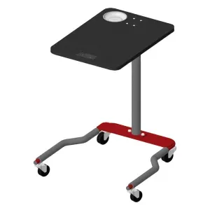 Mesa de Apoio Móvel Estrutura Metálica Tampa Fórmica Raven
