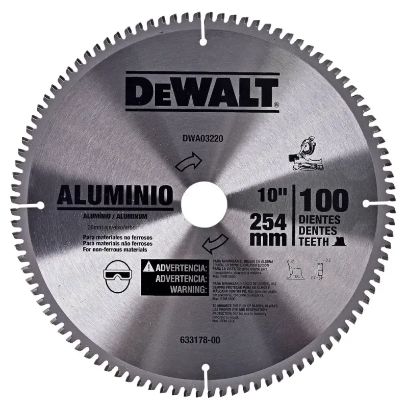 Disco-de-Serra-Esquadria-para-Aluminio-254mm 10--Dewalt