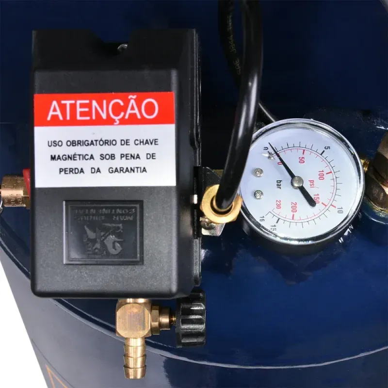 Compressor-Ar-Notus-10-100V-10pcm-Mono-127-220V-Pressure