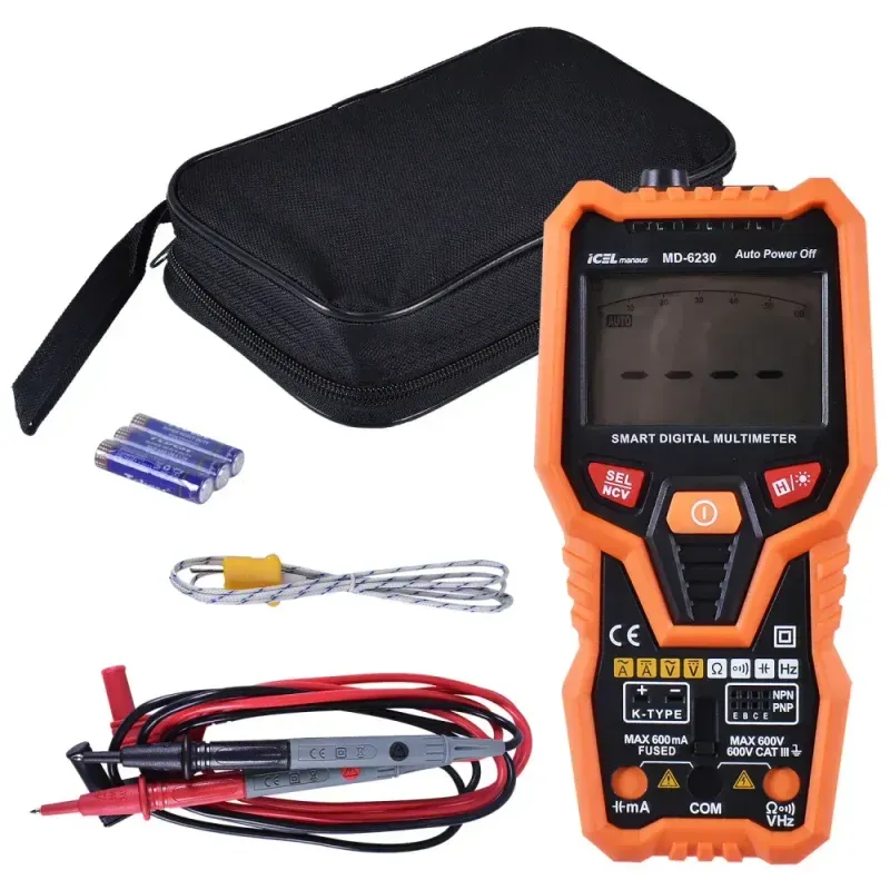 Multimetro-Digital-AC-DC-600-mA-Smart-MD-6230-Icel