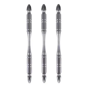 Jogo de Bits de Torção com Ponta Dupla PH2 3 Peças B-12326 Makita