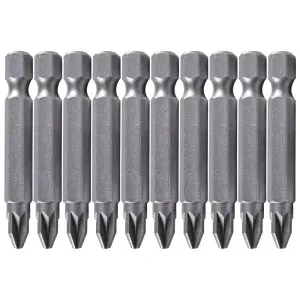 Jogo Ponta Bits Phillips PZ2 50 mm 10 peças 001692-0 Makita