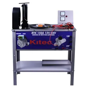 Bancada Teste Alternador Motor Trifásico 12/24V BTK150TF Kitec
