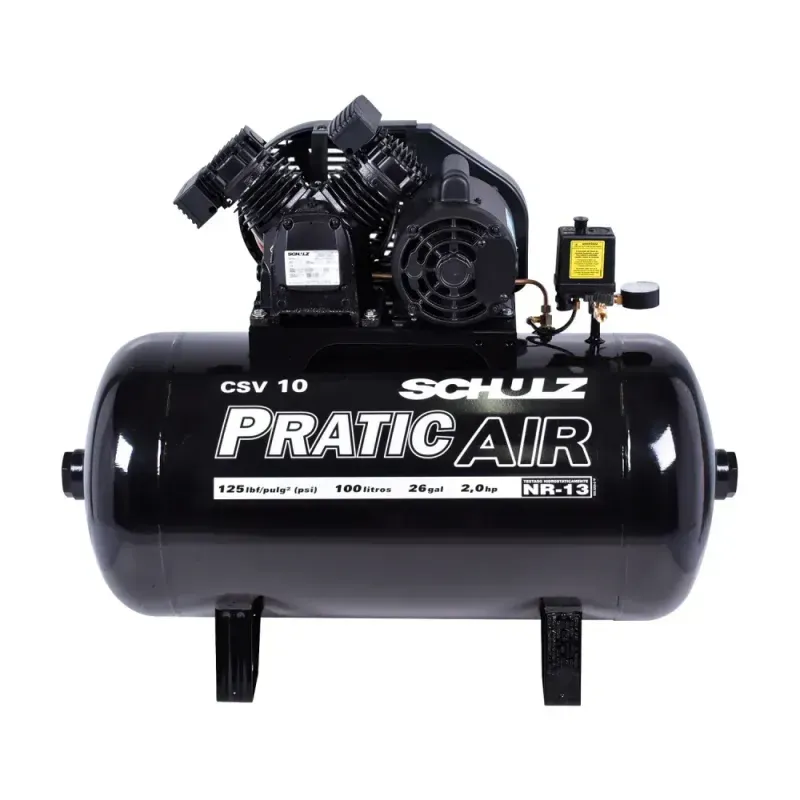 Compressor-De-Ar-100L-10PCM-CSV10-100-Pratic-Air-Schulz-127V