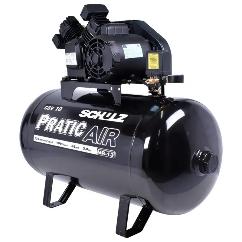 Compressor-De-Ar-100L-10PCM-CSV10-100-Pratic-Air-Schulz-127V