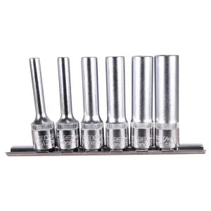 Jogo Soquetes Hexalobular F Longo 3/8" TX Gedore Red – 6 Pçs