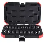 Jogo-De-Soquetes-3-8--Mais-1-2--TX-Com-20Pcs-Gedore-Red