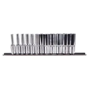 Jogo Soquetes Sextavados Longos 1/4" Gedore Red – 12 Pçs
