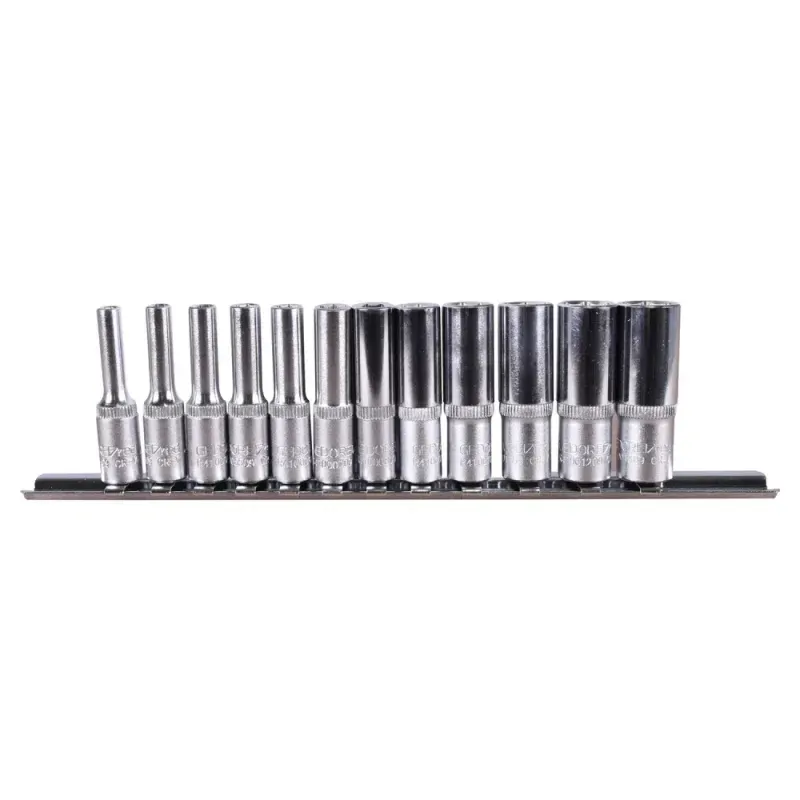 Jogo-Soquetes-Sextavados-Longos-1-4--Gedore-Red-–-12-Pcs