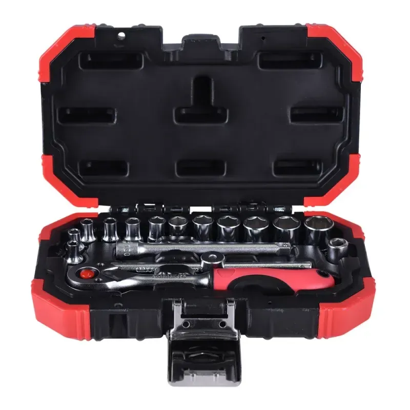 Jogo-de-Soquetes-Sextavados-16-Pecas-R49003016-Gedore-Red