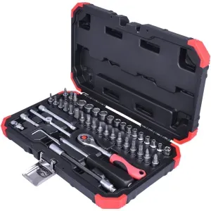Jogo de Soquetes Sextavados 46 Peças R49003046 Gedore Red