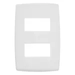 Placa-2-Posto-Horizontal-4x2-Branca-Pial-Plus-Pial