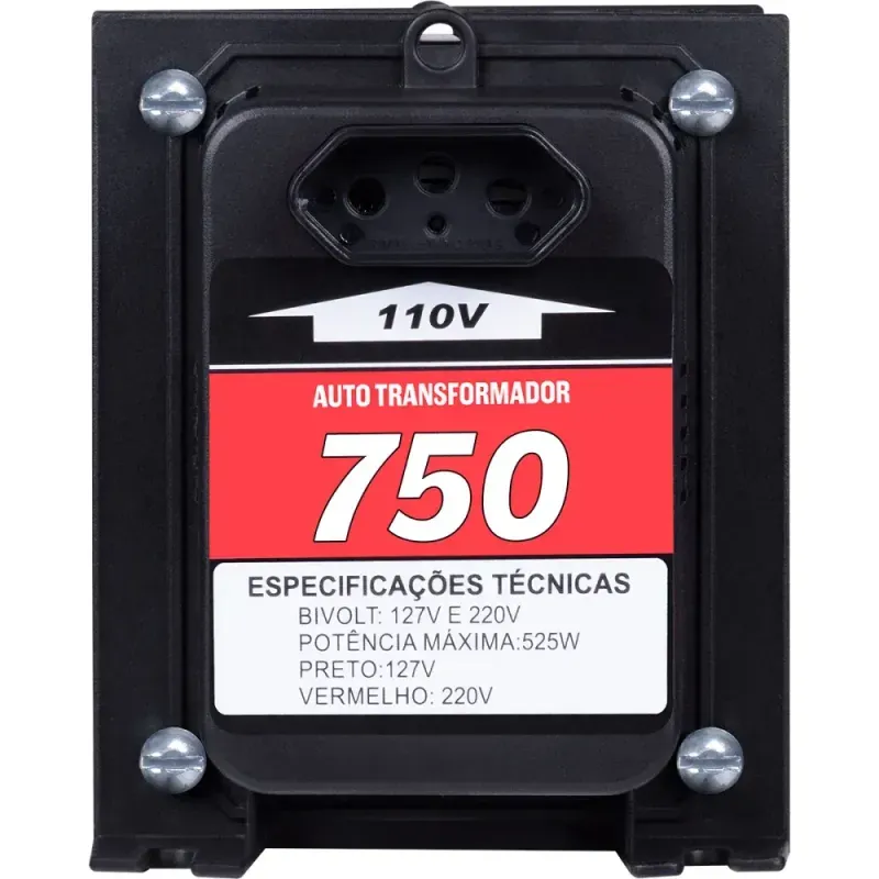 AutoTransformador-Tripolar-750VA-525W-Bivolt-Kitec