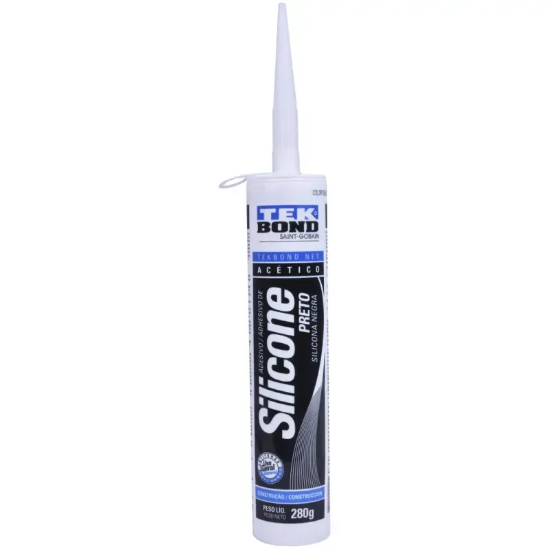 Silicone-Acetico-Preto-280g-Tekbond