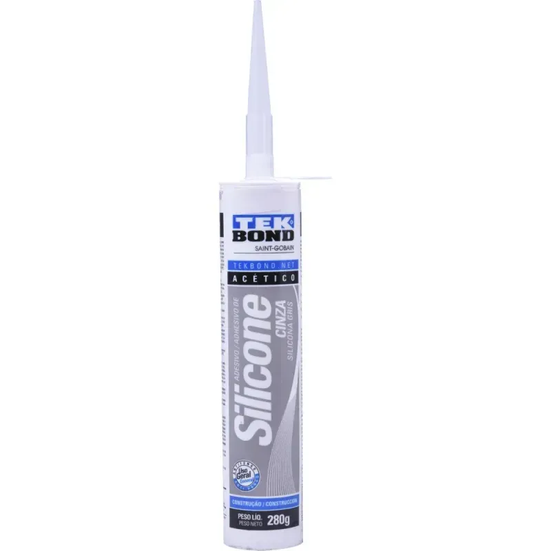 Silicone-Acetico-Cinza-para-Uso-Geral-280g-Tekbond
