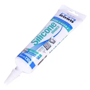 Silicone Base D’Água Branco Bisnaga 130G Tekbond