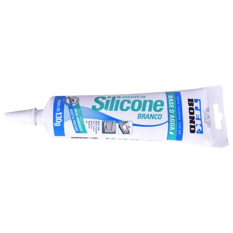 Silicone-Base-D’Agua-Branco-Bisnaga-130G-Tekbond