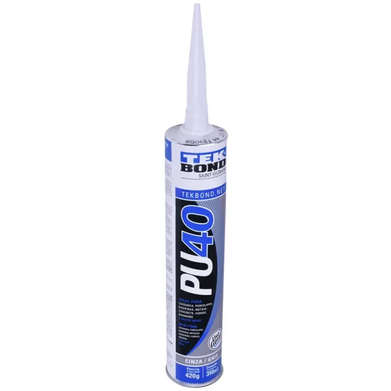 Adesivo-Poliuretano-PU40-Cinza-Cartucho-310ml-Tekbond