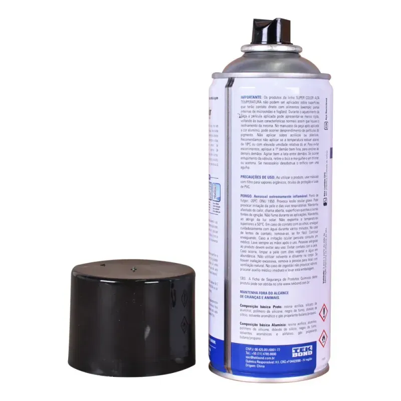 Tinta-Spray-Alta-Temperatura-Preto-Fosco-350ml-Tekbond