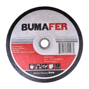 Disco de Corte Inox 9" × 1,9 mm Bumafer