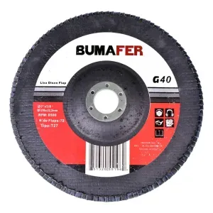 Lixa Disco Flap 180 × 22 mm Bumafer