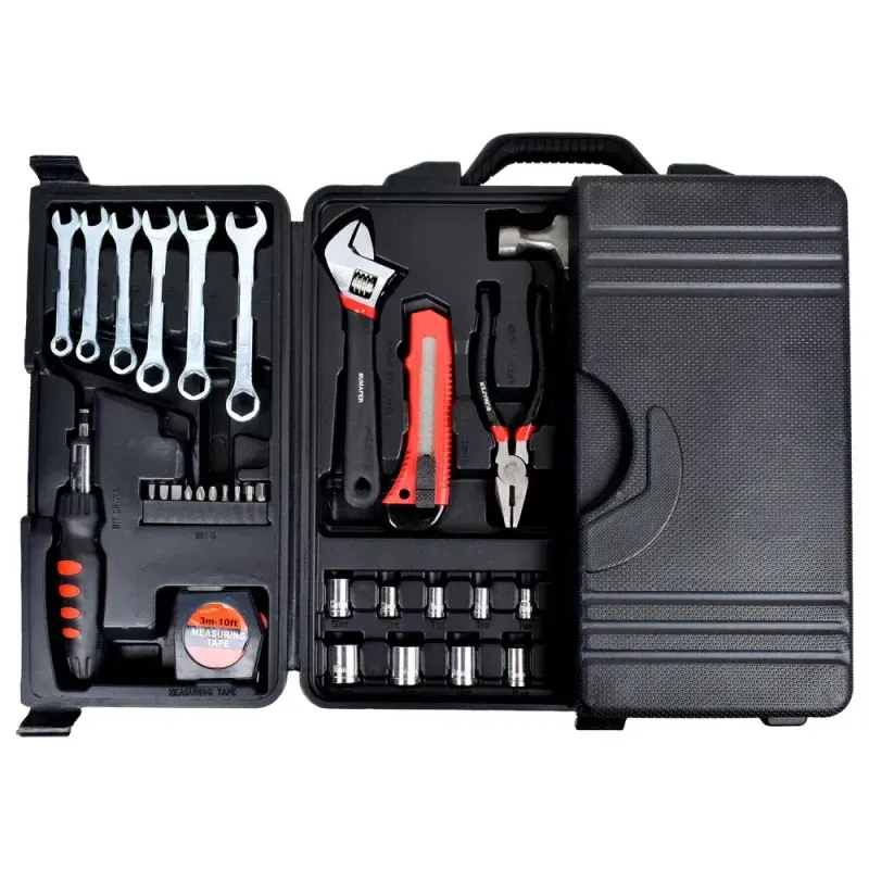 Kit-de-Ferramentas-em-Aco-Carbono-com-160-Pecas-Bumafer
