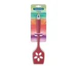 ESPATULA-TRAMONTINA-PERFURADA-VERMELHA-EM-NYLON-E-SILICONE