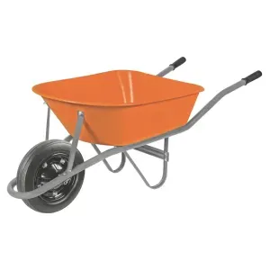 Carrinho de mão, caçamba plástica funda, 55 L, braço metálico Tramontina 77717231