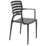 Cadeira-Tramontina-Sofia-Marrom-com-Bracos-Encosto-Vazado-Horizontal-em-Polipropileno-e-Fibra-de-Vidro-Tramontina-92036109